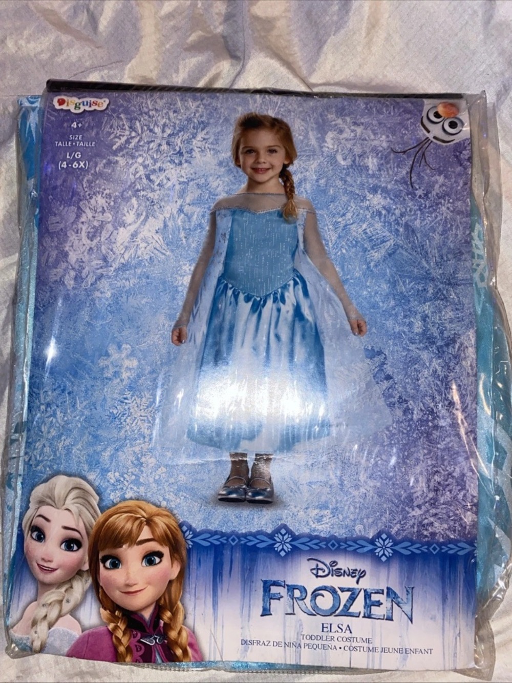 Disney Frozen Elsa Costume Kids Size 4-6